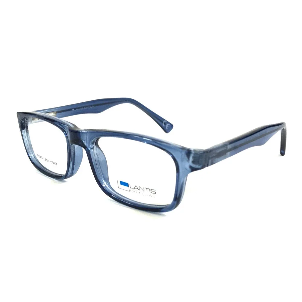 Lantis Optical Eyeglasses Frames CS L8030 NAV Transparent Navy Blue 44-16-125